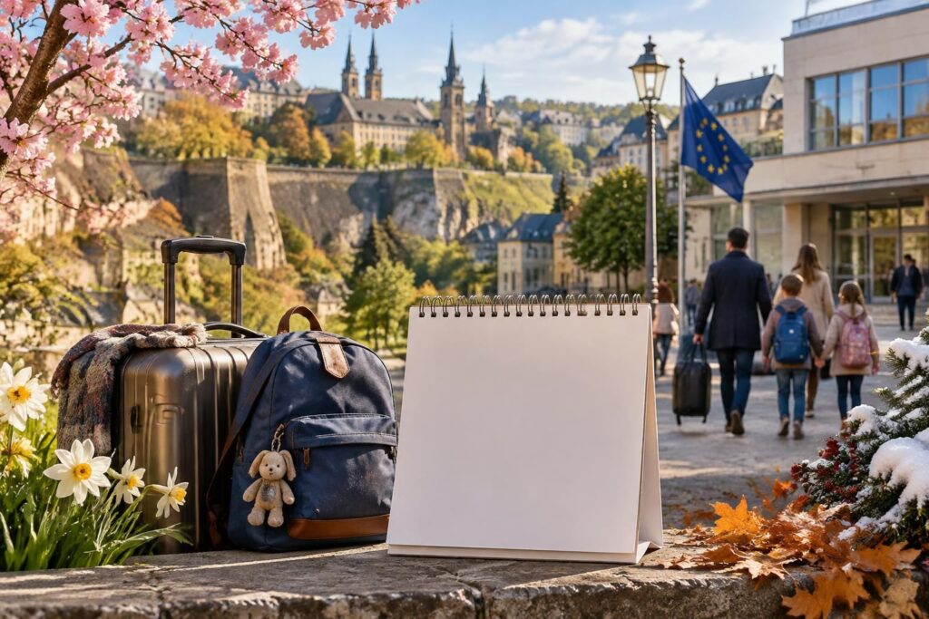 découvrez les dates des vacances scolaires au luxembourg : congés de noël, carnaval, pâques, pentecôte et vacances d’été.