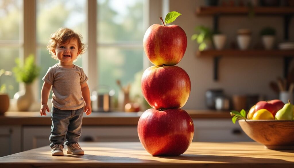 découvrez l'origine et la signification de l'expression française « être haut comme trois pommes », une façon imagée de parler de la petite taille.