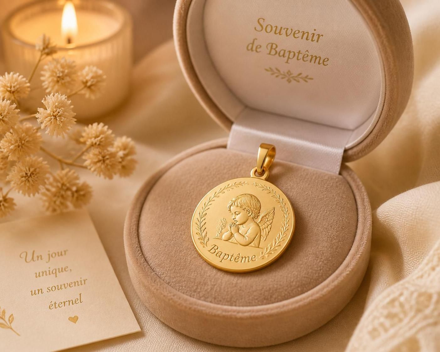 découvrez comment choisir la médaille de baptême idéale grâce à notre guide complet, pour offrir un cadeau personnalisé et riche de symboles.