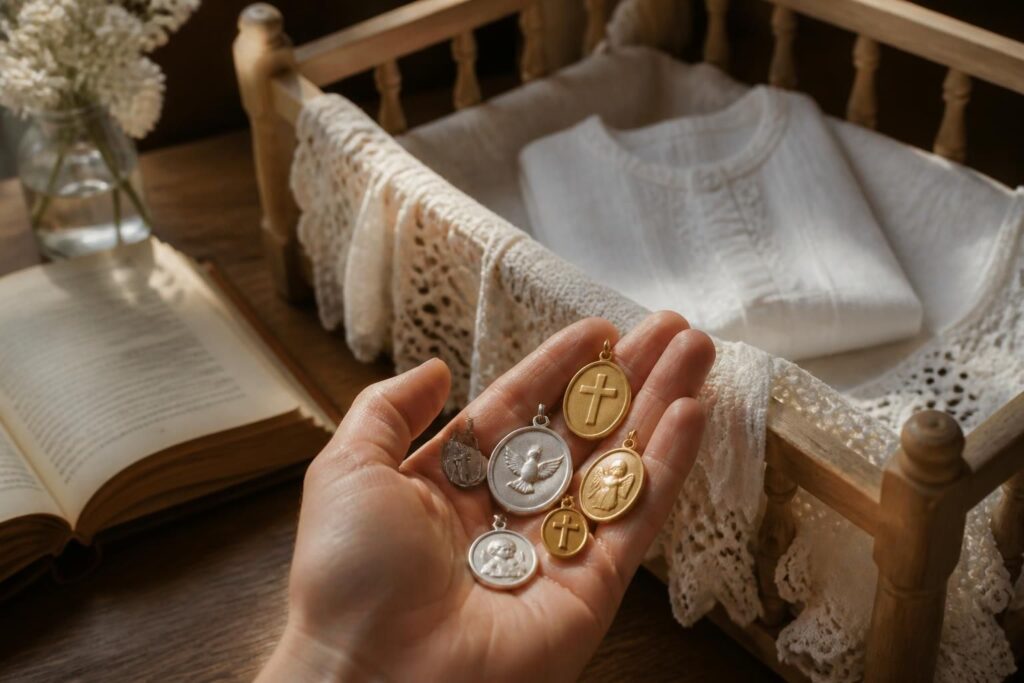 découvrez comment choisir la médaille de baptême parfaite grâce à notre guide complet, pour offrir un cadeau symbolique et chargé de sens.