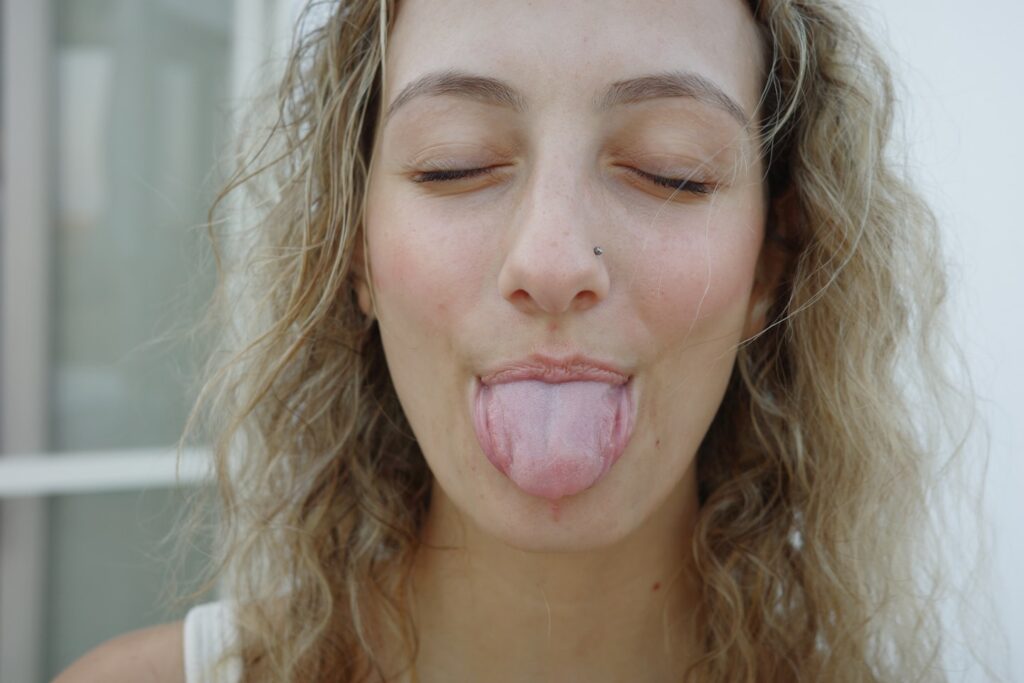Girl Making A Silly Face