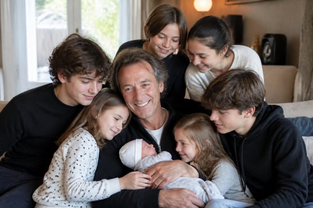 jean-luc reichmann devient papa pour la 7ème fois, apportant une nouvelle joie et bonheur à sa grande famille. découvrez cette belle nouvelle étape de sa vie.