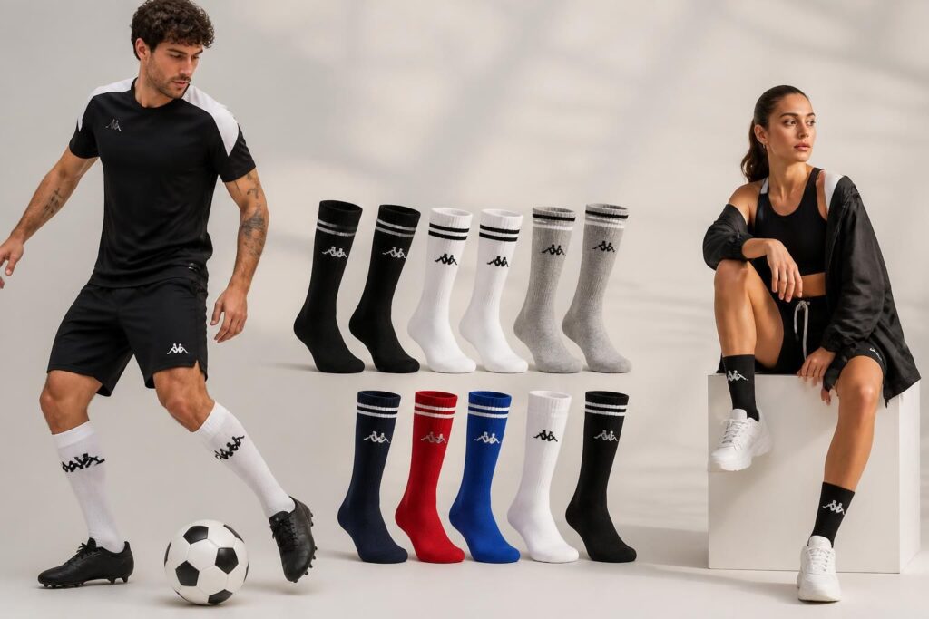 découvrez les chaussettes kappa pour le football et le quotidien, disponibles en modèles homme et femme alliant confort, style et performance.
