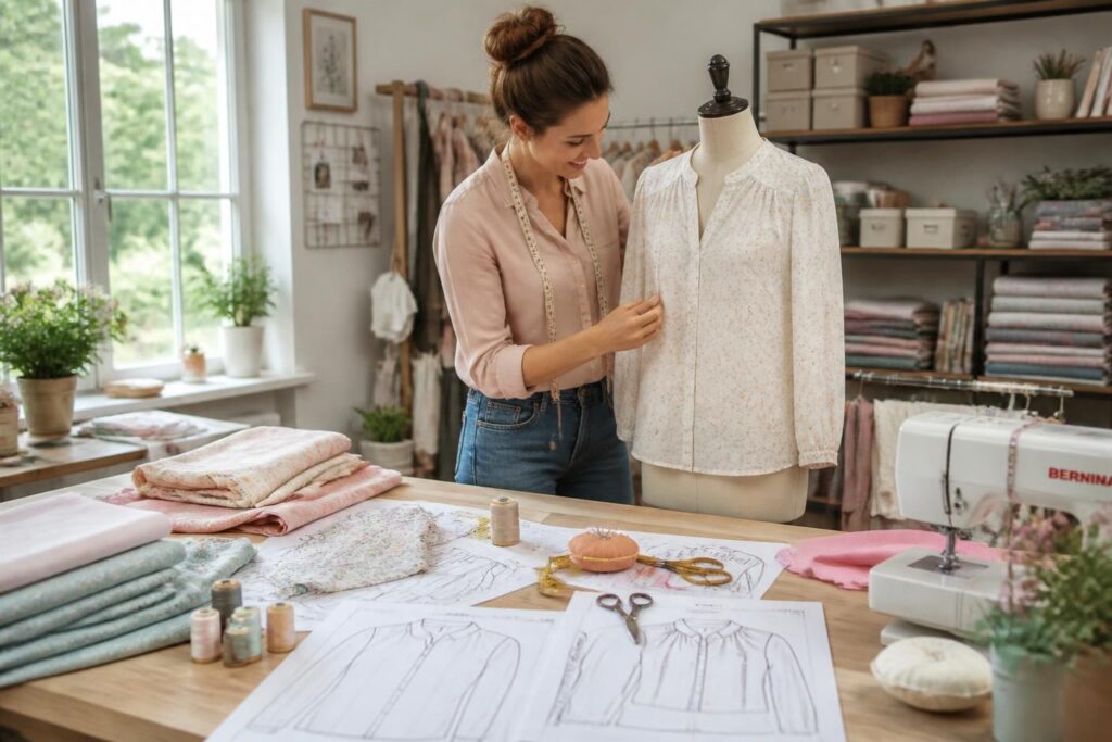 découvrez où trouver des patrons gratuits de blouse femme faciles à coudre pour tous les niveaux. guide pratique pour créer des vêtements tendances et personnalisés.