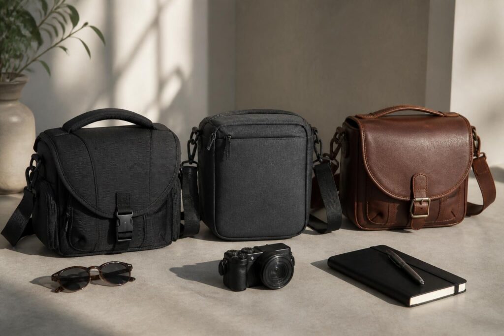 découvrez comment choisir le sac photo bandoulière idéal parmi lowepro, vanguard et les modèles en cuir, adaptés aux besoins des hommes et des femmes.