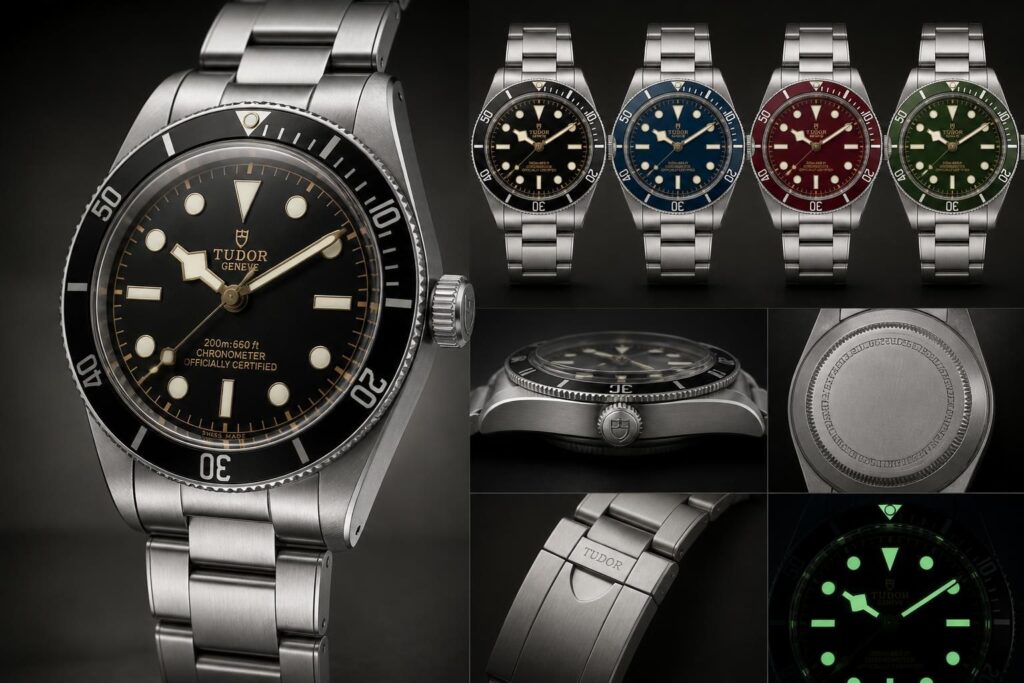 découvrez la montre black bay 54 de tudor : ses caractéristiques principales et les couleurs disponibles pour allier élégance et performance.
