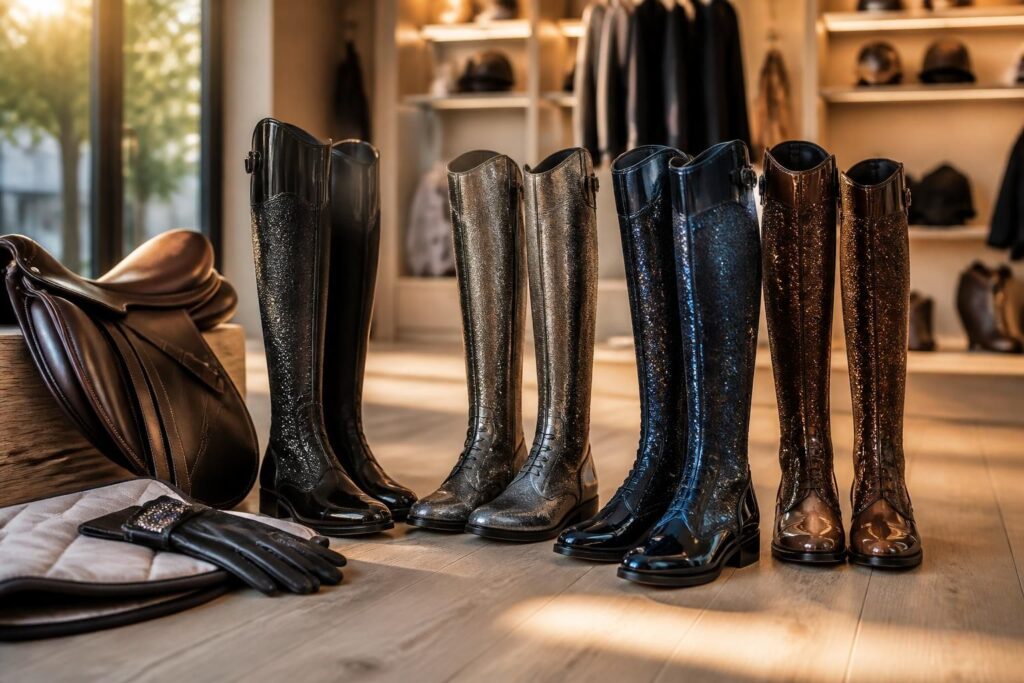 découvrez où acheter des bottes d'équitation à paillettes alliant style et petits prix. trouvez des modèles tendance et abordables pour briller en selle !