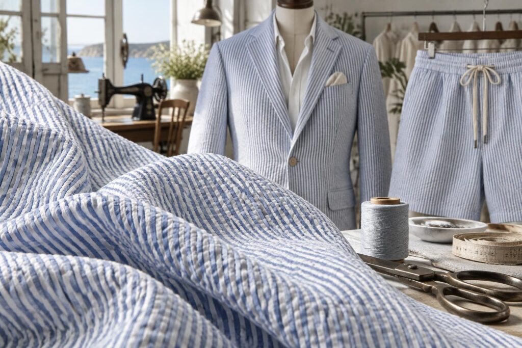 découvrez l’histoire du tissu seersucker, ses caractéristiques légères et gaufrées, ainsi que ses utilisations modernes en mode et décoration.